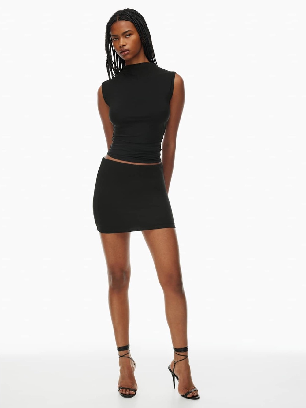 Aritzia Ten Envy Micro Skirt - Black - XS